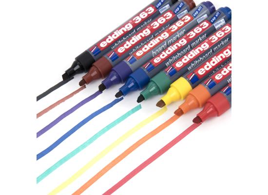 Edding 363 Whiteboard Marker Set of 8 Colors 